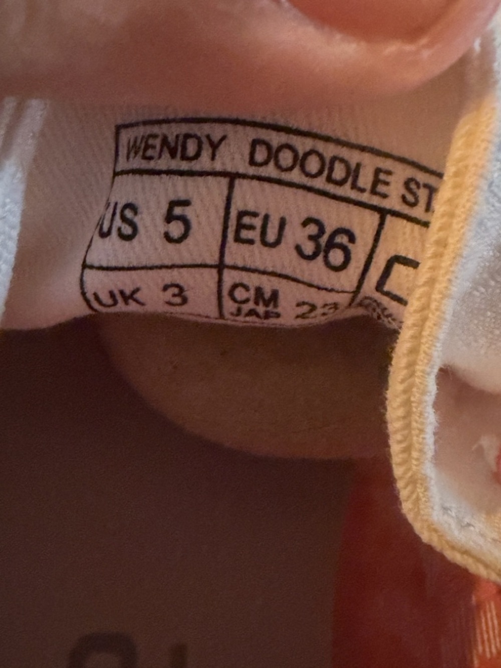 Hey Dude Wendy Doodle Star White Flats - Picture 13 of 14